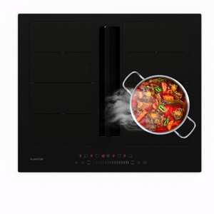 Klarstein Chef-Fusion Down Air System, indukční varná deska + DownAir digestoř, 72 cm, 600 m³/h EEC A+
